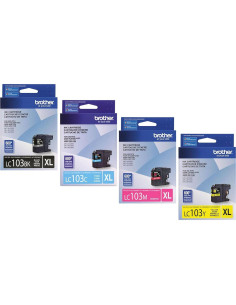 Cartucho de Tinta Brother LC103 - Negro, Cian, Magenta, Amarillo 2