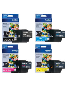 Cartuchos de Tinta Brother LC75 Alto Rendimiento Multicolor