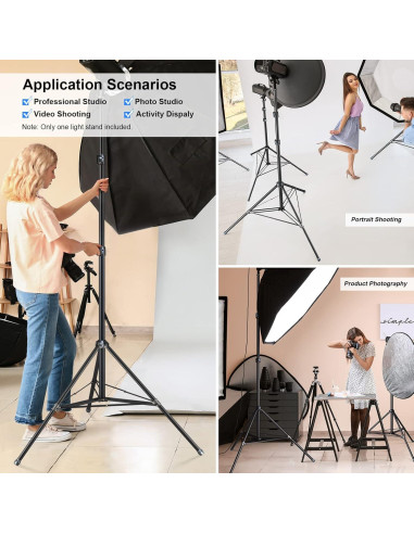 Soporte de Luz LINCO Zenith 265 cm con Varillas Adicionales