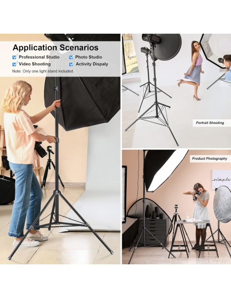 Soporte de Luz LINCO Zenith 265 cm con Varillas Adicionales