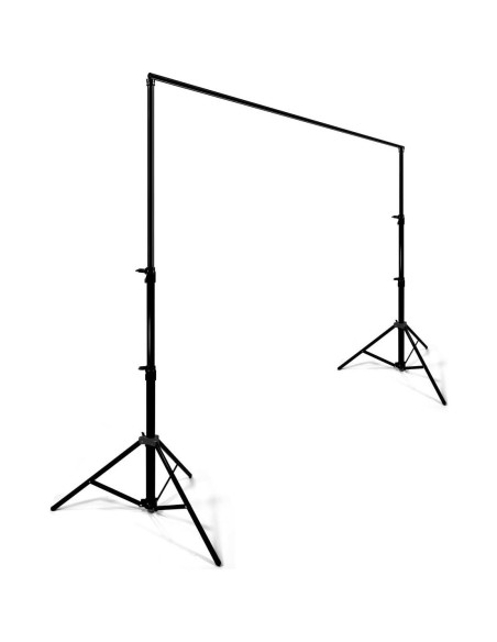 Kit de Iluminación Fotográfica Kaezi CH69G con Pantalla Verde 1.83x2.74m