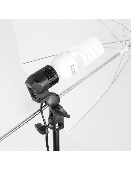 Kit de Iluminación Fotográfica Kaezi CH69G con Pantalla Verde 1.83x2.74m