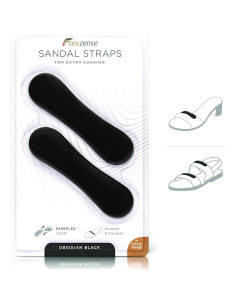 Tiras de Sandalias Comodidad y Protección Para Pies - Negro 2