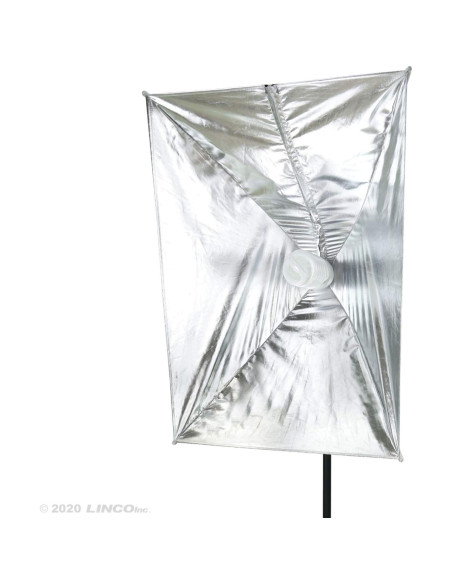 Kit de Iluminación Fotográfica LINCO Softbox 50x70 cm con 2 Bombillas