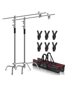 Soporte de Luz C-Stand ShowMaven 2 Paquetes 3.3m Acero Inoxidable