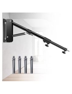 Soporte de Pared para Anillo de Luz MACTREM 182cm Ajustable