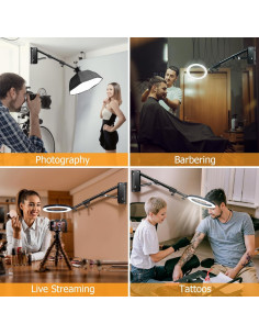 Soporte de Pared para Anillo de Luz MACTREM 182cm Ajustable 2