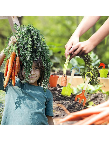 Juego de Jardinería para Niños Homegician 12 Piezas Verde