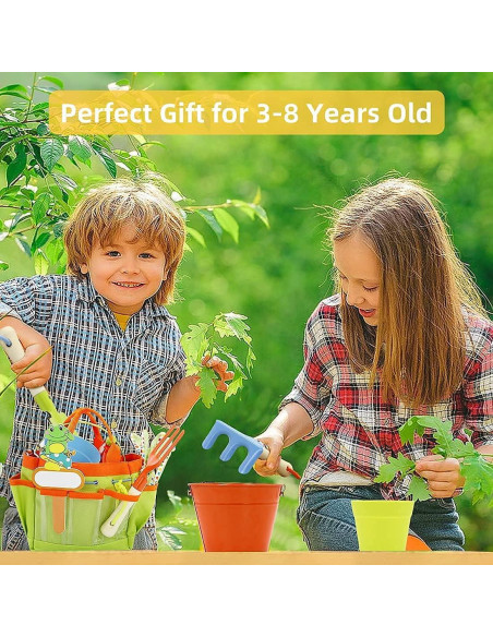 Juego de Jardinería para Niños Homegician 12 Piezas Verde