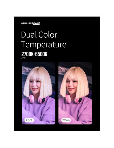 Luz LED Bi-Color Zhiyun MOLUS G60 60W 2700K-6500K