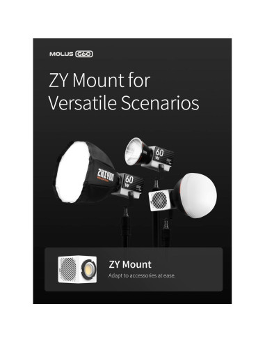 Luz LED Bi-Color Zhiyun MOLUS G60 60W 2700K-6500K