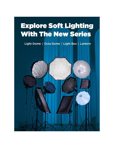 Caja de Luz Amaran 60x90cm Softbox Plegable Bowens con Difusor