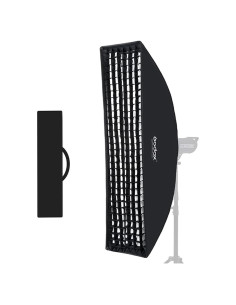 Godox Softbox 30x120cm Montaje Bowens con Rejilla Panal