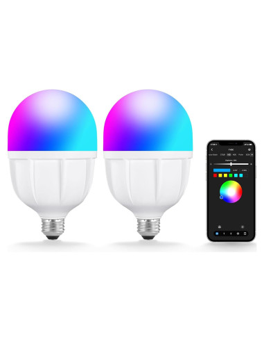 Bombilla LED RGB NEEWER 26W Control App 2700K-6500K E26