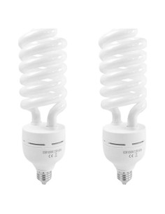 Bombilla Fluorescente Espiral Foto&Tech 65W 6500K E26 (2 Unidades)