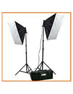 Kit de Iluminación Fotográfica ePhoto H9004S con Softbox 1600W