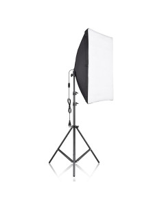 Kit de Iluminación Andoer Softbox 50x70cm con Soporte 2m