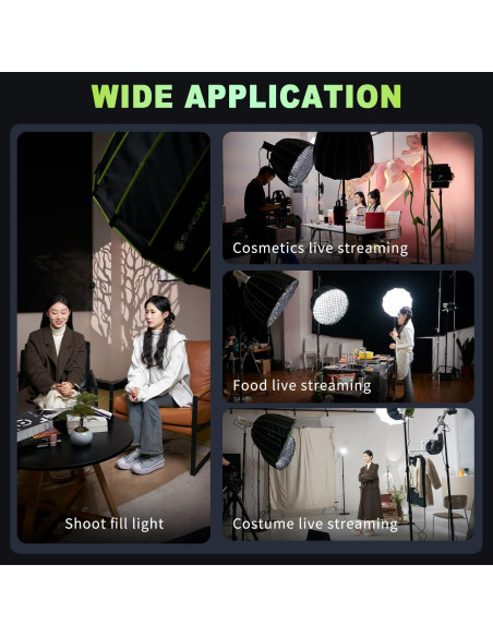 Softbox 90cm SUNCRAFTER con Montaje Bowens y Difusores