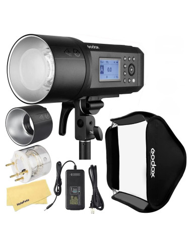 Flash Godox AD600 Pro 600Ws TTL con Softbox 80cm y Reflector