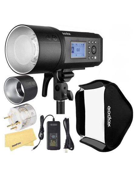Flash Godox AD600 Pro 600Ws TTL con Softbox 80cm y Reflector
