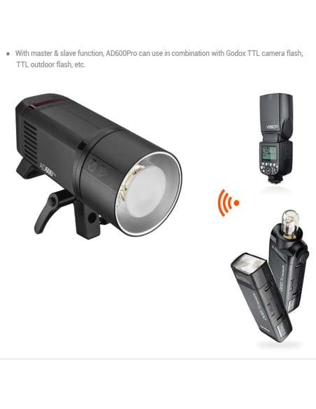 Flash Godox AD600 Pro 600Ws TTL con Softbox 80cm y Reflector