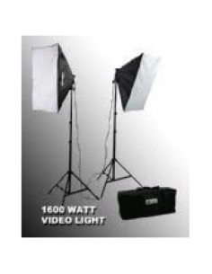 Kit de Luz Softbox ePhoto 1600W VL9004S con Estuche