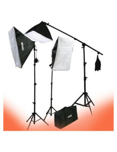 Kit de Iluminación ePhoto 2000W Softbox para Estudio