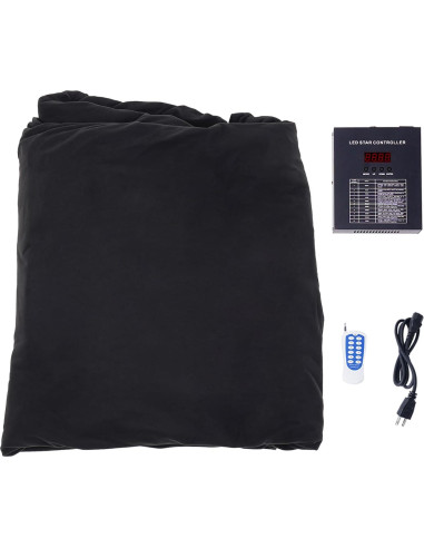 Fondo de Escenario LED LuuChain 3.96x3.96m Cortina Estrellada