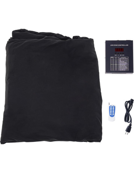 Fondo de Escenario LED LuuChain 3.96x3.96m Cortina Estrellada