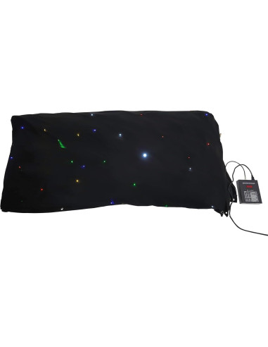 Fondo de Escenario LED LuuChain 3.96x3.96m Cortina Estrellada