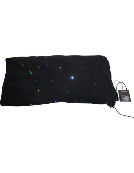 Fondo de Escenario LED LuuChain 3.96x3.96m Cortina Estrellada