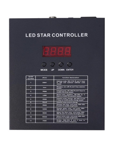 Fondo de Escenario LED LuuChain 3.96x3.96m Cortina Estrellada