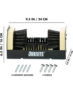 Limpiador de Botas JobSite 1.65 kg con Cepillo Industrial 2