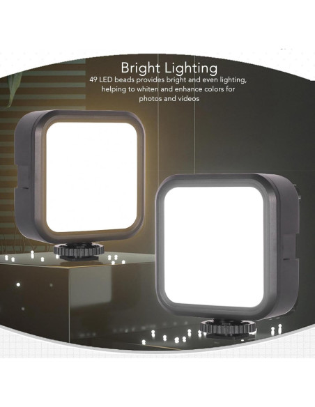 Luz LED de Relleno para Cámara Yoidesu 49 Perlas 800LM