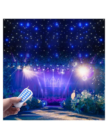 Cortina de Luces LED Estrella 12W Gdrockpond 3x3m Control DMX512