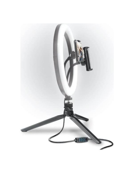 Luz de Anillo LED Bower 25.4 cm Regulable 3 Modos USB