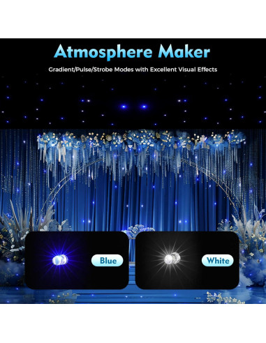 Fondo LED Estrellado 6m x 3m Blisiour con Control Remoto