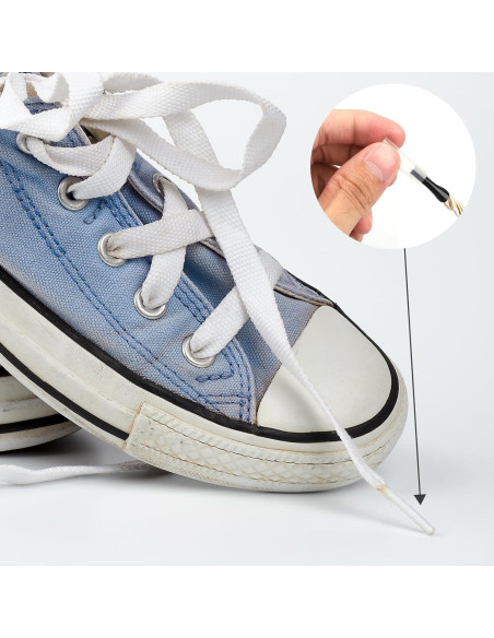 210 Puntas de Cuerdas de Zapatos Mikovivi - 3 Colores, 0.48x2.5cm