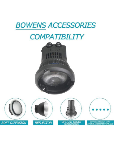 Luz LED Portátil WELLMAKING 80W Regulable 5600K CRI 98