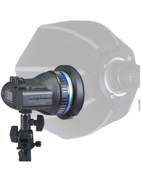 Luz LED Portátil WELLMAKING 80W Regulable 5600K CRI 98