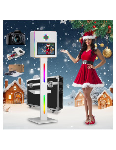 Cabina de Selfie Enwozp 15.6" con Luz de Anillo y Estuche