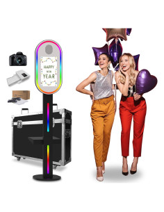 Cabina de Fotos Espejo DSLR Enwozp 15.6" con Estuche y Papel