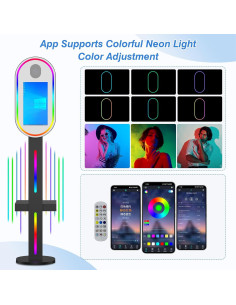 Cabina de Fotos Espejo DSLR Enwozp 15.6" con Estuche y Papel 2