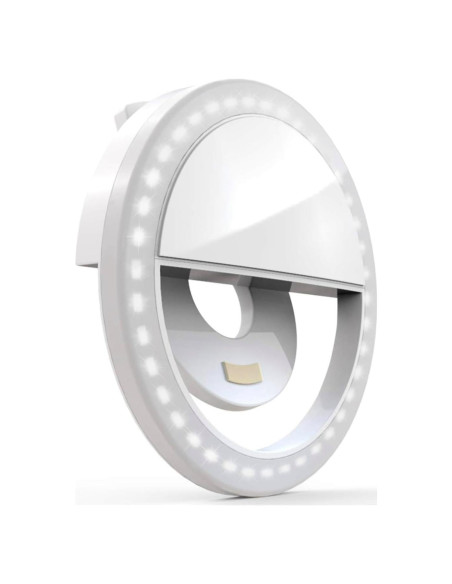 Anillo de Luz LED Clip On para Selfies Technology Co 3 Modos