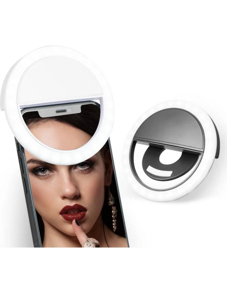 Anillo de Luz LED Clip On para Selfies Technology Co 3 Modos