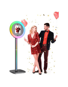 Cabina de Fotos Portátil iHorse con Luz RGB 22" para iPad