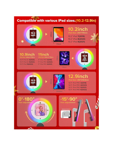 Cabina de Fotos Portátil iHorse Racing con Luz RGB y Control Remoto