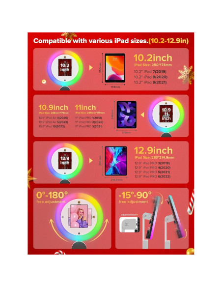 Cabina de Fotos Portátil iHorse Racing con Luz RGB y Control Remoto