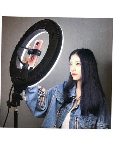 Soporte de Luz de Relleno Angoily LED Regulable 40cm