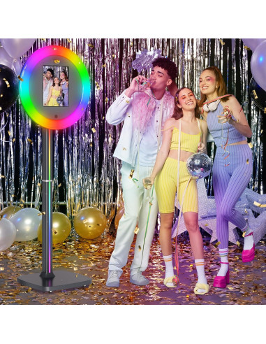 Cabina de Fotos Portátil Aorsipt S2 con Anillo de Luz 55.9cm